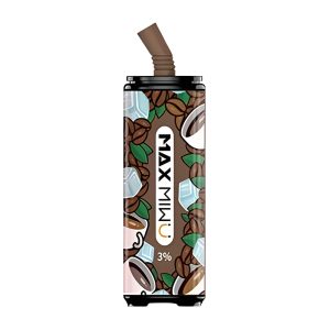 Max Mi wu E-cigs μίας χρήσης 3600 Puffs - Ακατέργαστο latte καρύδας