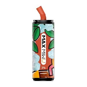 Max Mi wu Ηλεκτρονικά τσιγάρα μιας χρήσης 3600 Puffs - Lemon-blacktea
