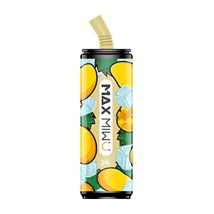 Max Mi wu Coke Tin E-cigs μιας χρήσης 3600 Puffs - Mango-ice