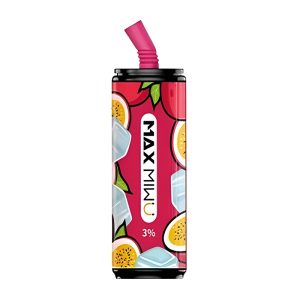 Max Mi wu E-cigs μιας χρήσης 3600 Puffs - Passion-fruit-ice