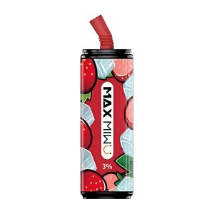Max Mi wu Coke Tin E-cigs μιας χρήσης 3600 Puffs - Vitality-strawberry