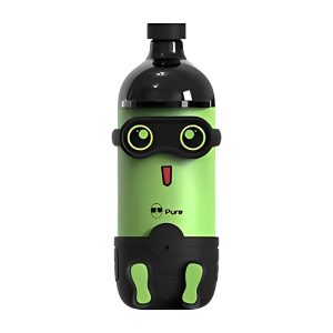 PURE Εκρηκτικό μικρό κίτρινο άτομο μία φορά Vape 6000 - Green Grapes