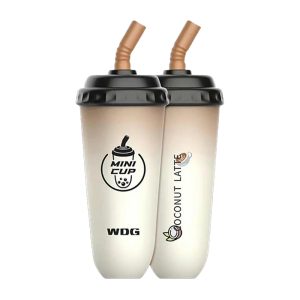 WDG Mini Cup Vape 5000 Caladas μιας χρήσης - Latte καρύδας