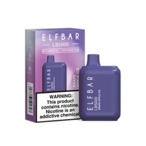 ELF BAR LB5000 Disposable Grape Apple Ice 5000 ρουφηξιές 14 ml