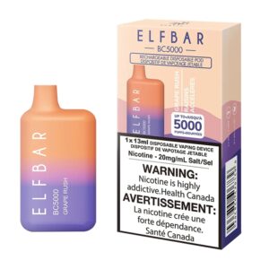 ELF BAR BC5000 Disposable 5000 ρουφηξιές Grape Rush 650 mAh