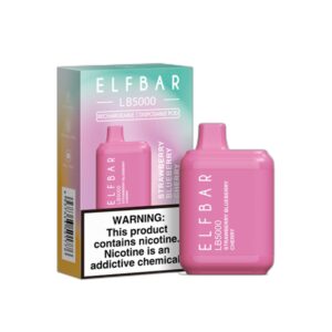 ELF BAR LB5000 Disposable 5000 ρουφηξιές Strawberry Blueberry Cherry