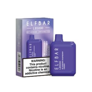 ELF BAR LB5000 Disposable 5000 ρουφηξιές Blueberry Raspberry Cherry 650 mAh
