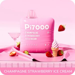 ELF BAR PI7000 Disposable Champagne Strawberry Ice Cream 7000 ρουφηξιές 500 mAh
