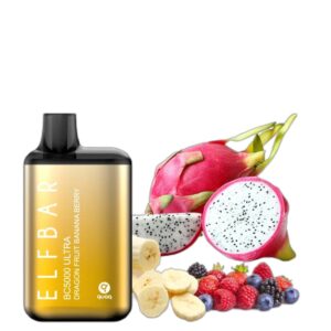 ELF BAR BC5000 Ultra Disposable Dragon Fruit Banana Berry 5000 ρουφηξιές