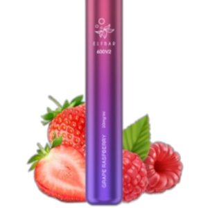 ELF BAR 600V2 Disposable Grape Raspberry 600 ρουφηξιές 550 mAh