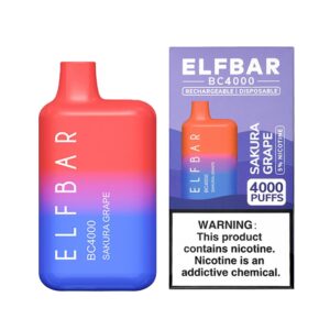 ELF BAR BC4000 Disposable 4000 ρουφηξιές Sakura Grape