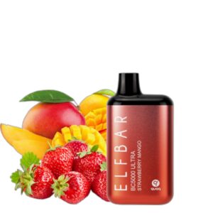 ELF BAR BC5000 Ultra Disposable 5000 ρουφηξιές Strawberry Mango 13 ml