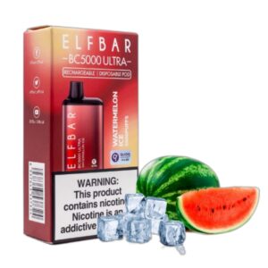 ELF BAR BC5000 Ultra Disposable 5000 ρουφηξιές Watermelon Ice